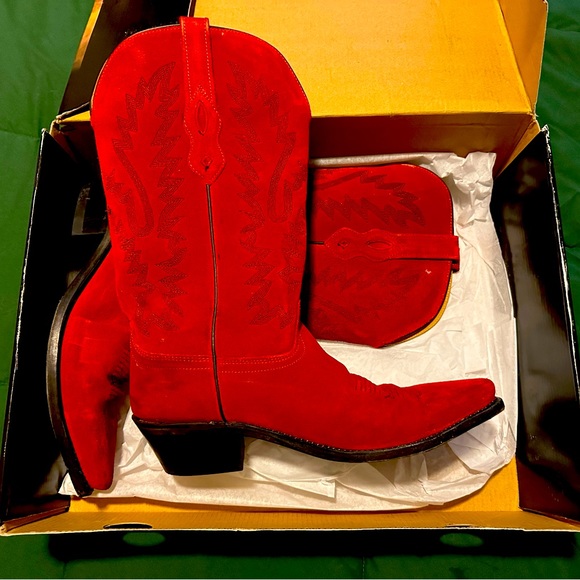 Old West Shoes Red Old West Boots Poshmark
